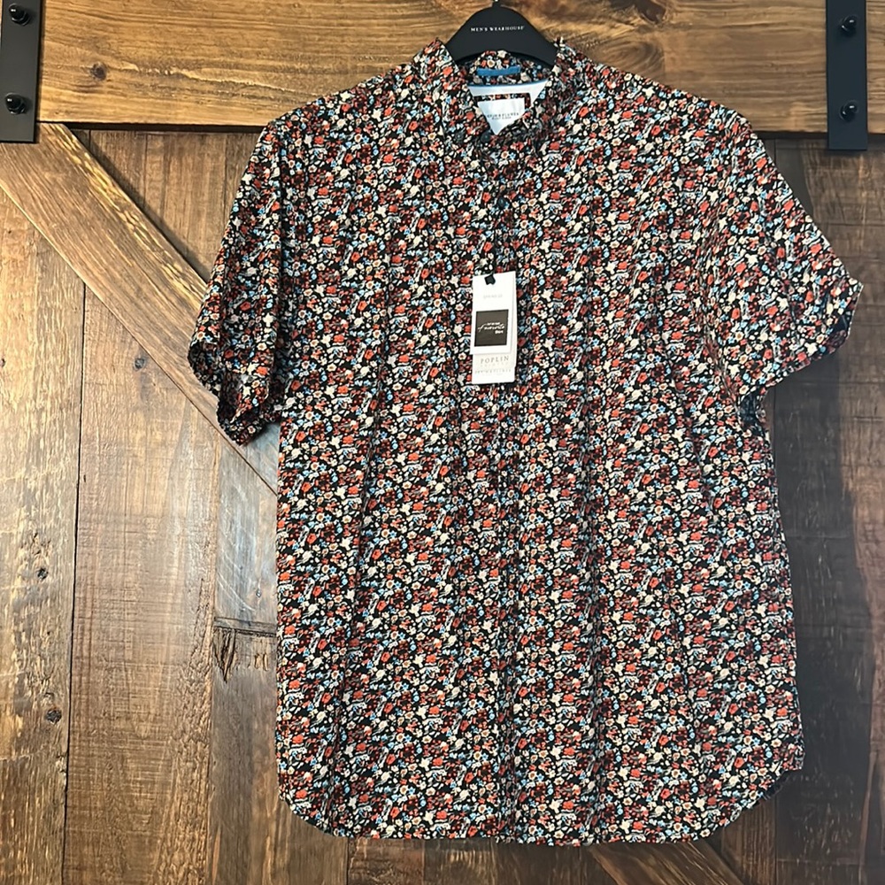 Mens button down shirt. Denim and Flower brand. Size XL